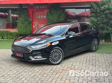 Ford FUSION TITANIUM PLUS AWD 2.0 16V GTDI AT na cor Preta no Canoas / RS - 6711536