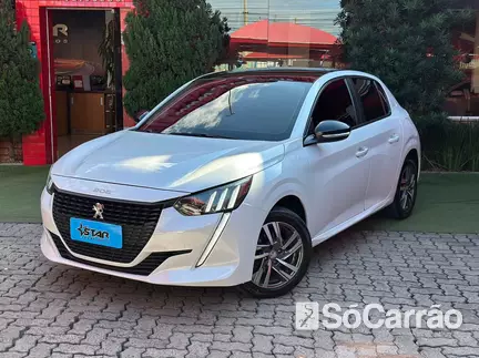 Peugeot 208 GRIFFE 1.6 16V AT FLEXSTART na cor Branca no Canoas / RS - 6892563