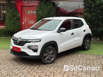 Renault KWID ZEN 1.0 12V na cor Branca no Canoas / RS - 6993406