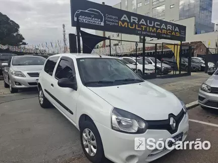 Renault CLIO (CONF) 1.0 16V HIFLEX na cor Branca em Araucária / PR - 6730162
