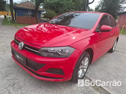 Volkswagen VIRTUS 1.6 MSI 16V AT6 na cor Vermelha em Araucária / PR - 6974902