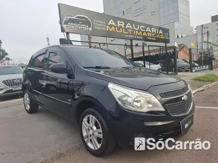 Chevrolet AGILE LTZ 1.4 8V na cor Preta em Araucária / PR - 6991852