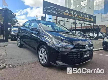 Hyundai HB20 COMFORT PLUS 1.0 12V na cor Preta em Araucária / PR - 7003947