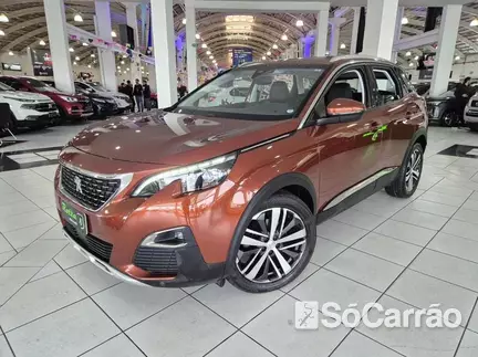 Peugeot 3008 SUV GRIFFE PACK 1.6 THP 16V AT6 na cor Marrom em Curitiba / PR - 6804665