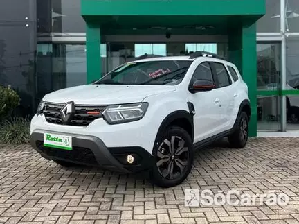 Renault DUSTER ICONIC 1.3 16V TCE CVT X-TRONIC na cor Branca em Curitiba / PR - 6833691