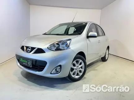 Nissan MARCH SV 1.6 16V CVT FLEXSTART na cor Prata em Curitiba / PR - 6917809