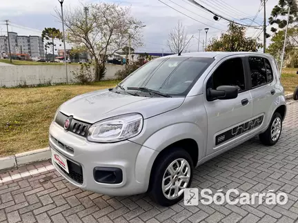 Fiat UNO ATTRACTIVE(CELEBRATION) 1.0 8V EVO na cor Prata em Araucária / PR - 6855946