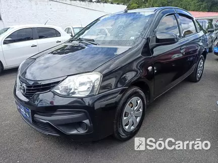 Toyota ETIOS SEDAN X 1.5 16V na cor Preta em Curitiba / PR - 6423876