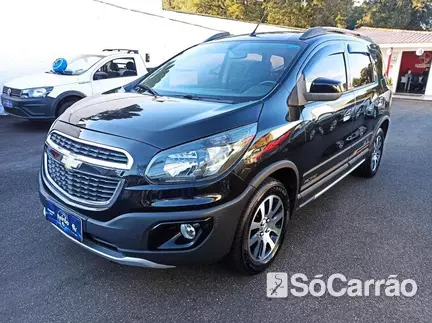 Chevrolet SPIN ACTIV 5(R7K) 1.8 8V ECO AT6 na cor Preta em Curitiba / PR - 6800950