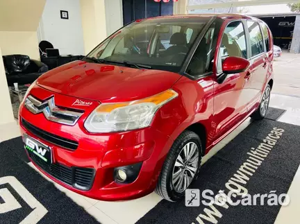 Citroen C3 PICASSO GLX 1.6 16V na cor Vermelha em Curitiba / PR - 6826516