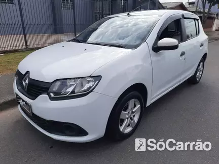 Renault SANDERO SANDERO AUTHENTIQUE(TECHNO PACK) 1.0 12V SCE na cor Branca em Curitiba / PR - 6587330