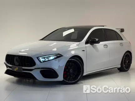 Mercedes A 45 S AMG 2.0 16V TB 4MATIC+ na cor Branca em Curitiba / PR - 6777496