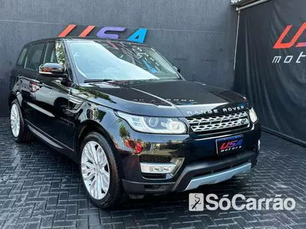 Land Rover RANGE ROVER SPORT HSE 4X4 3.0 SDV6 na cor Preta em Curitiba / PR - 6439387
