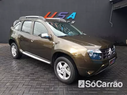 Renault DUSTER DYNAMIQUE 2.0 16V AT HIFLEX na cor Verde em Curitiba / PR - 6941771