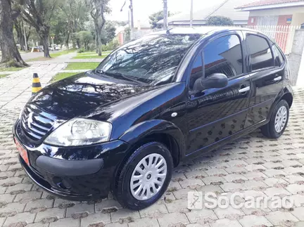Citroen C3 GLX 1.4 8V na cor Preta em Curitiba / PR - 6345589