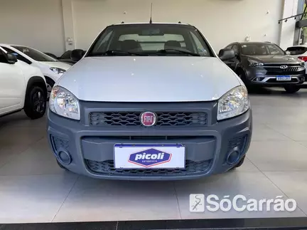 Fiat STRADA CS HARD WORKING 1.4 8V na cor Branca em Maringá / PR - 6426586