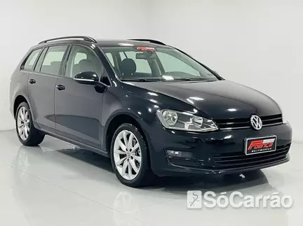 Volkswagen GOLF VARIANT COMFORTLINE 1.4 TSI DSG7 na cor Preta em Curitiba / PR - 6206283