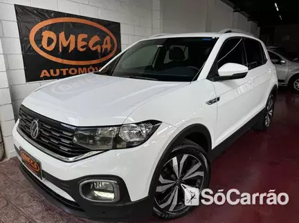 Volkswagen T-CROSS HIGHLINE 250(INNOVATION) 1.4 TSI AT6 na cor Branca em Curitiba / PR - 6588071