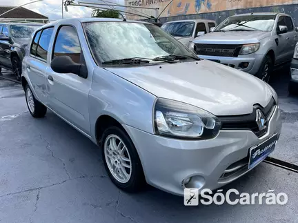 Renault CLIO EXPRESSION 1.0 16V HIPOWER na cor Prata em Maringá / PR - 6761159