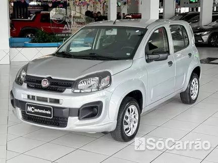 Fiat UNO ATTRACTIVE 1.0 8V EVO na cor Prata em Curitiba / PR - 6762709