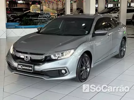 Honda CIVIC G10 EXL 2.0 16V CVT na cor Prata em Curitiba / PR - 6812387