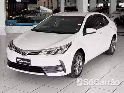 Toyota COROLLA XEI 2.0 16V CVT na cor Branca em Curitiba / PR - 6952532