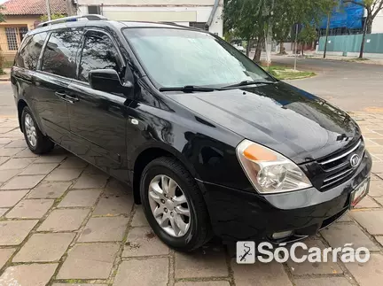 KIA CARNIVAL EX 3.8 V6 24V AT na cor Preta no Porto Alegre / RS - 6859312