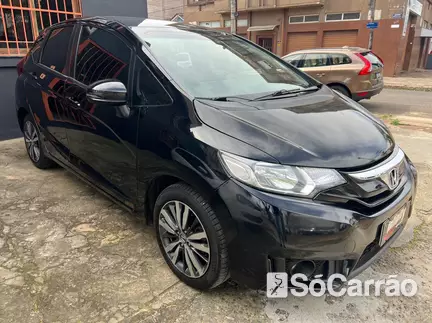 Honda FIT EXL 1.5 16V CVT FLEXONE na cor Preta no Porto Alegre / RS - 6896695