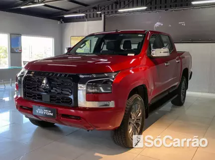 Mitsubishi TRITON HPE 4X4 2.4 BI-TB AT6 na cor Vermelha em Curitiba / PR - 6510249