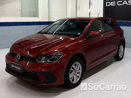 Volkswagen POLO 1.0 12V na cor Vermelha em Curitiba / PR - 6832353