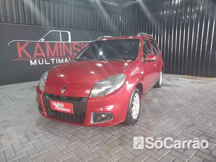 Renault SANDERO PRIVILEGE 1.6 16V AT HIFLEX na cor Vermelha em Campo Largo / PR - 6554933