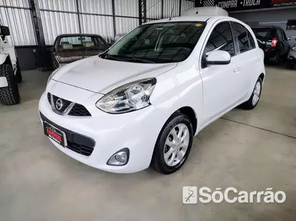 Nissan MARCH (CONFORTO) 1.0 16V na cor Branca em Campo Largo / PR - 6882653