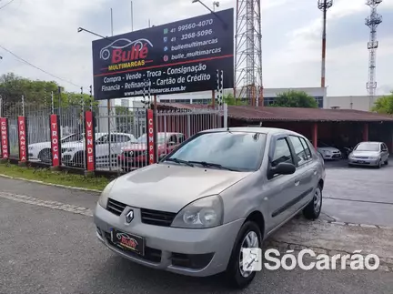 Renault CLIO SEDAN AUTHENTIQUE 1.0 16V HIFLEX na cor Bege em Curitiba / PR - 6965497