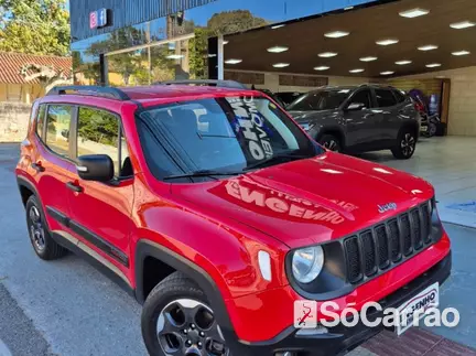 JEEP RENEGADE 1.8 16V AT6 na cor Vermelha em Florianópolis / SC - 6793942