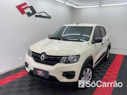 Renault KWID ZEN 1.0 MT na cor Bege em Curitiba / PR - 6428324