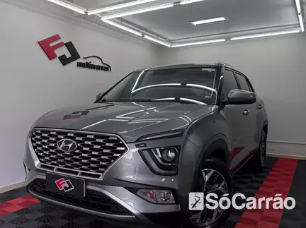 Hyundai CRETA LIMITED 1.0 12V T-GDI AT na cor Cinza em Curitiba / PR - 6617566