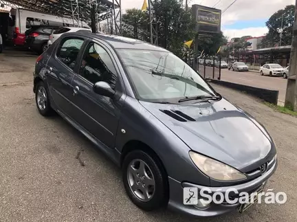 Peugeot 206 ALLURE 1.6 16V na cor Cinza em Curitiba / PR - 6778141