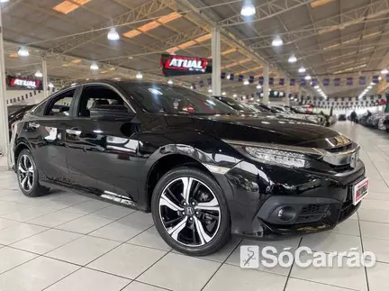 Honda CIVIC G10 TOURING 1.5 TB CVT na cor Preta em Curitiba / PR - 6727733