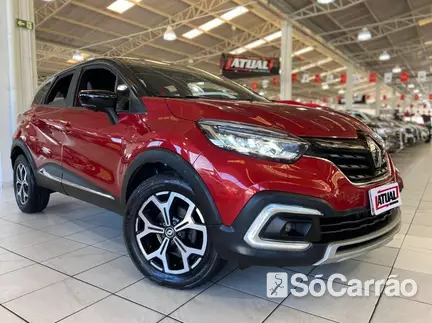 Renault CAPTUR ICONIC 1.3 16V TCE CVT X-TRONIC na cor Vermelha em Curitiba / PR - 6913948