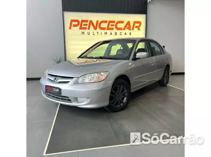 Honda CIVIC LX 1.7 16V AT4 na cor Prata no Canoas / RS - 6821177