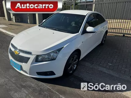 Chevrolet CRUZE LT 1.8 16V AT FLEXPOWER na cor Branca no Novo Hamburgo / RS - 6847064
