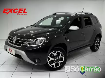 Renault DUSTER ICONIC 1.6 16V SCE CVT X-TRONIC na cor Preta em Curitiba / PR - 6570386