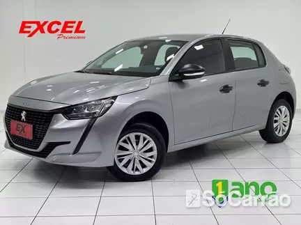 Peugeot 208 LIKE 1.0 MT na cor Prata em Curitiba / PR - 6757849