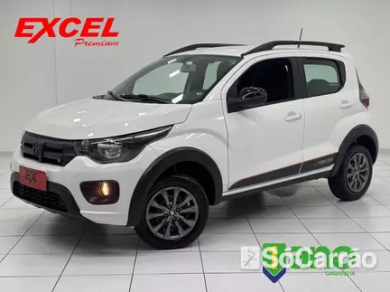 Fiat MOBI TREKKING 1.0 8V na cor Branca em Curitiba / PR - 6935770