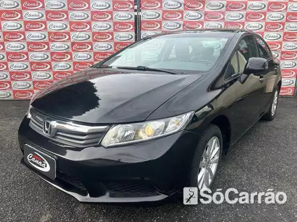 Honda CIVIC LXS 1.8 16V AT na cor Preta em Curitiba / PR - 5673026