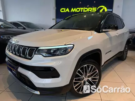 JEEP COMPASS LIMITED 4X2 1.3 T270 TB AT6 na cor Branca no São Leopoldo / RS - 6866491