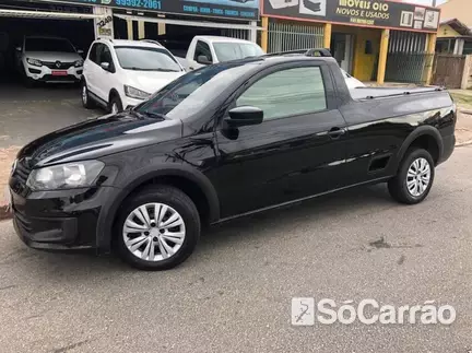 Volkswagen SAVEIRO CS CS TRENDLINE G6 1.6 16V MSI na cor Preta em Curitiba / PR - 6497274