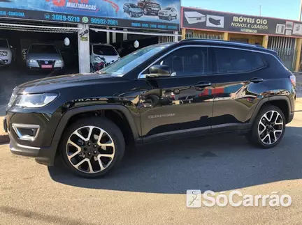 JEEP COMPASS LIMITED(TETO SOLAR ELETRICO PANORAMICO) 4X2 2.0 16V AT6 na cor Prata em Curitiba / PR - 6897648