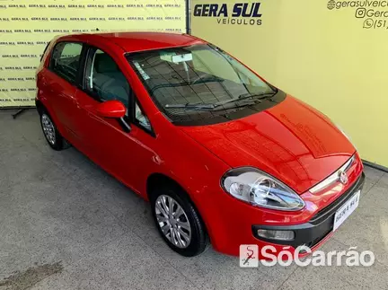 Fiat PUNTO ATTRACTIVE 1.4 8V na cor Vermelha no Porto Alegre / RS - 6707928