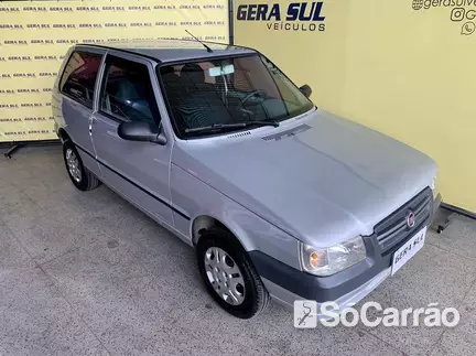 Fiat UNO MILLE FIRE ECONOMY 1.0 8V na cor Prata no Porto Alegre / RS - 6741145